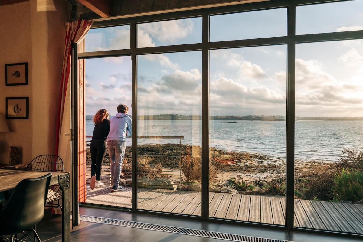 Le Chantier D 'Ernest- Loft T4 Les Pieds Dans L' Eau Carantec Bagian luar foto