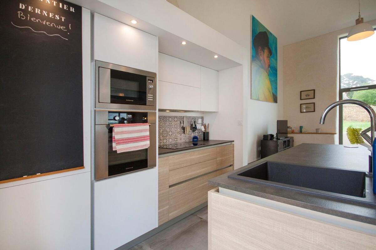 Le Chantier D 'Ernest- Loft T4 Les Pieds Dans L' Eau Carantec Bagian luar foto