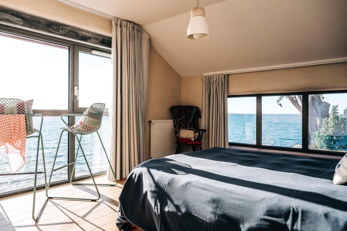 Le Chantier D 'Ernest- Loft T4 Les Pieds Dans L' Eau Carantec Bagian luar foto