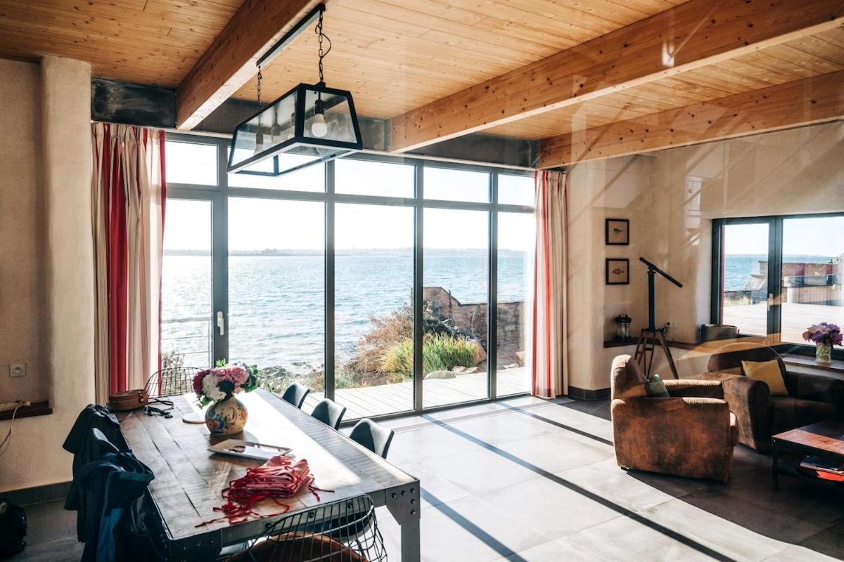 Le Chantier D 'Ernest- Loft T4 Les Pieds Dans L' Eau Carantec Bagian luar foto