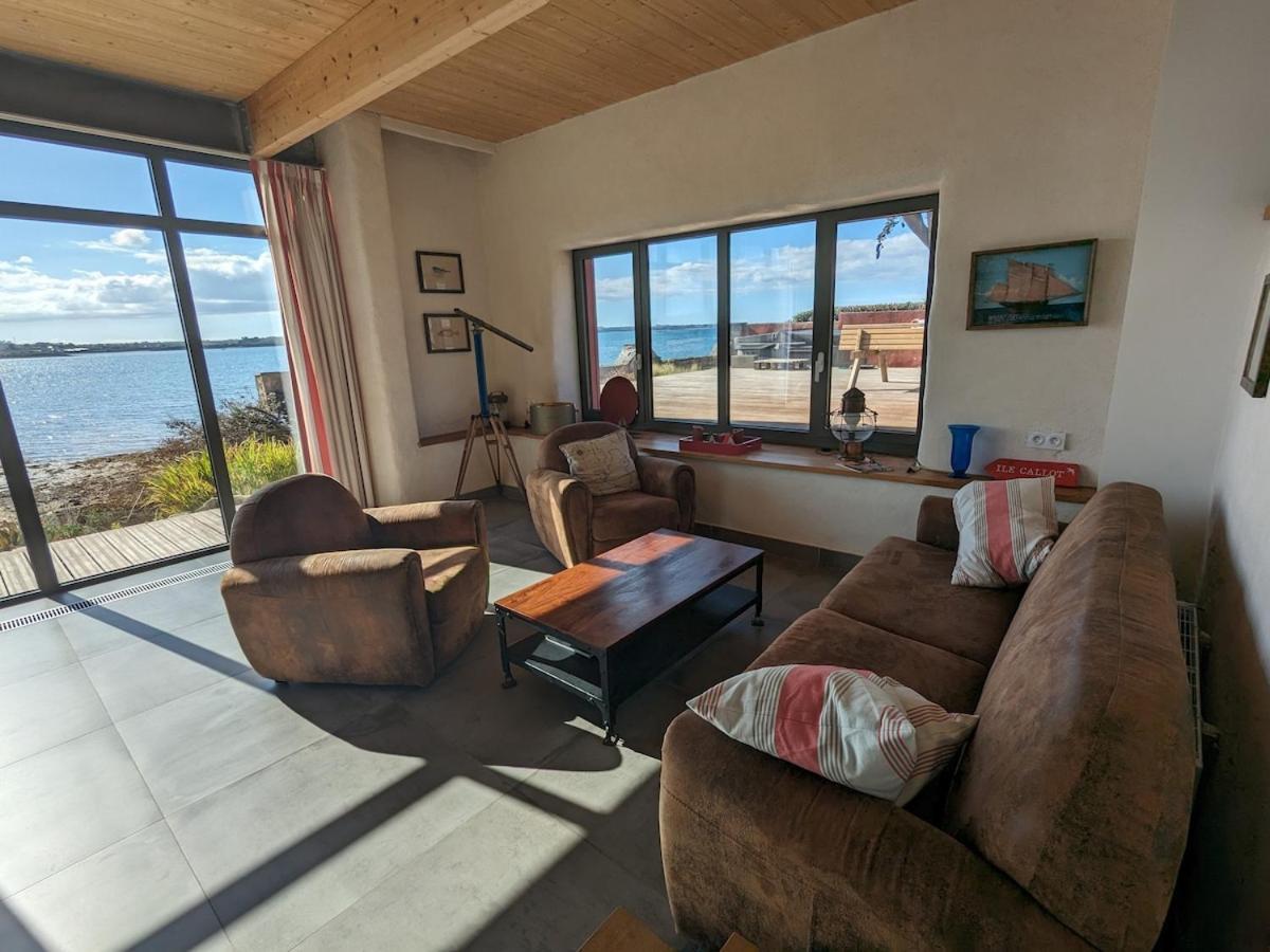 Le Chantier D 'Ernest- Loft T4 Les Pieds Dans L' Eau Carantec Bagian luar foto